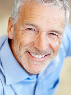 middle aged man smiling